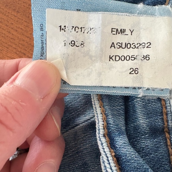 Mavi Jeans Denim Emily Shorts, Size 26 - Picture 4 of 6